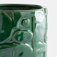 Cache-pot Kynia céramique émaillée – vue de côté