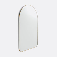 Miroir Uyola – vue de côté du cadre en métal laiton