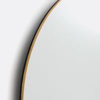 Miroir Uyola – détail de la finition laiton vieilli