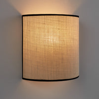 Jute wall lamp Come