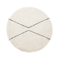 Round Berber rug
