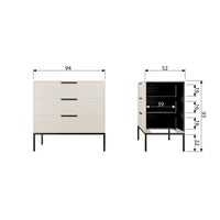 Adam Beige Chest of Drawers