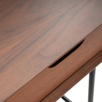 Noyeto Walnut 2-drawer desk