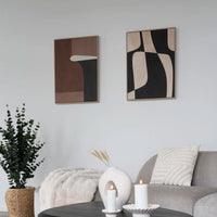 Framed poster - Cape Town black