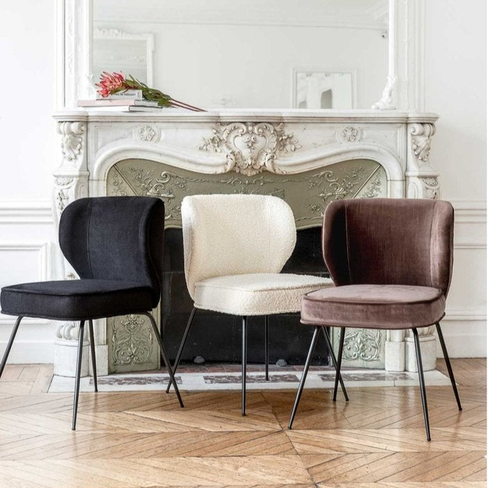 Chaise Wayne bouclette - NV GALLERY