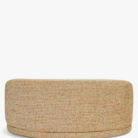 Banc Enzo Tweed jaune miami – vue trois-quarts