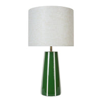 Lampe à poser céramique et lin Gian - NV GALLERY