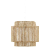 Natural Yaku round pendant light