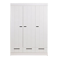 Connect 3-door wardrobe