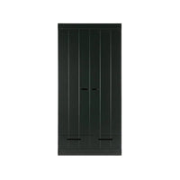 Armoire 2 portes et tiroirs pin Connect