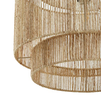 Natural Yaku round pendant light