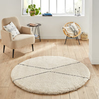Round Berber rug
