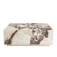 Table basse marbre bordeaux Caldera