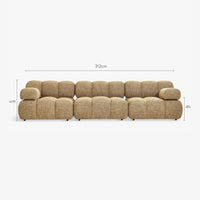 Waffle straight sofa - NV GALLERY
