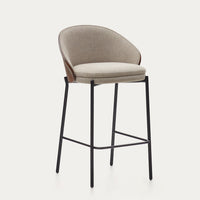 Tabouret Alella beige – vue détourée