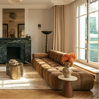 Waffle Straight Sofa