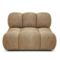 Chauffeuse tweed marron caramel Waffle - NV GALLERY