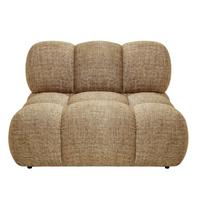 Chauffeuse tweed marron caramel Waffle - NV GALLERY