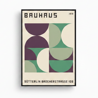 Affiche encadrée - Bauhaus Sutterlin