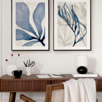 Framed print - Blue Flow