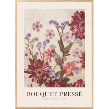 Affiche encadrée - Vintage Bouquet