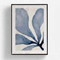 Affiche encadrée - Pétales d'azur