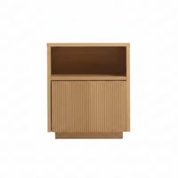Table de chevet placage chêne Lerida