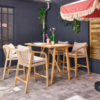 Table haute d'extérieur Iris