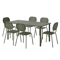 Denia garden table with 6 chairs