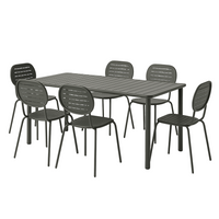 Denia garden table with 6 chairs