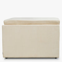 Fauteuil d'angle modulable velours anti-tâches Paul - NV GALLERY