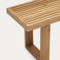 Banc Tamariu en teck massif – détail de l'assise
