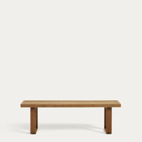 Banc Tamariu en teck massif – vue détourée