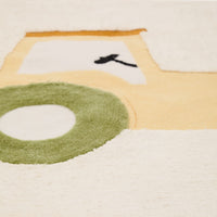 Tapis Pelayo beige – vue de côté