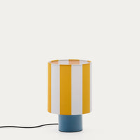 Lampe à poser Alcoi bleue – vue détourée