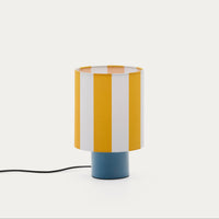 Lampe à poser Alcoi bleue – vue détourée