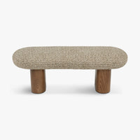 Banc Popa tweed vert - vue de dos