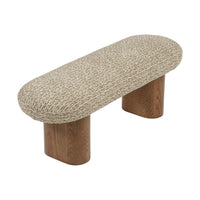 Banc Popa tweed vert - vue détourée
