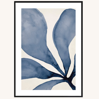 Affiche encadrée - Pétales d'azur