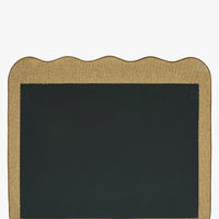 Tête de lit Atlante tweed marron – détail du passepoil