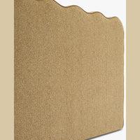 Tête de lit Atlante tweed marron – détail du tissu