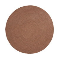 Tapis rond Aiguablava terracotta – vue détourée