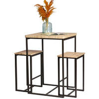 Menilmontant high table with 2 bar stools
