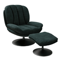Fauteuil acier et tissu Lisboa - Akante