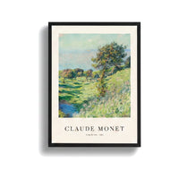 Affiche encadrée Coup de vent Monet cadre noir
