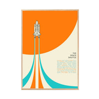 Affiche encadrée - Space Shuttle No1