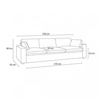 Belair 3-seater sofa - Bobochic