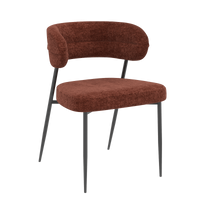 Chaise tissu et acier Londres - Akante