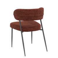 Chaise tissu et acier Londres - Akante