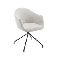 Chaise de bureau tissu et métal Kooij